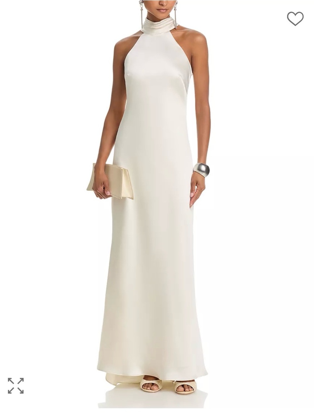 AQUA
Sleeveless Satin Gown size 10